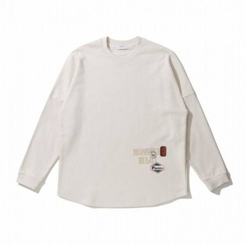 브랜드국내 커스텀멜로우 Season artwork loose fit tee CWTAS23113IVX