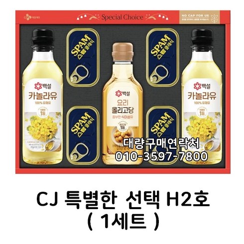 2024 명절 선물세트 CJ 특별한선택 h-2호, 1개