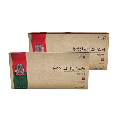 정관장 홍삼진고 데일리스틱 10g x 30포 x 4박스 JJ, 300g, 4개