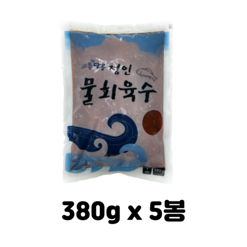 물회 육수 - 정인 물회육수 380g, 5개