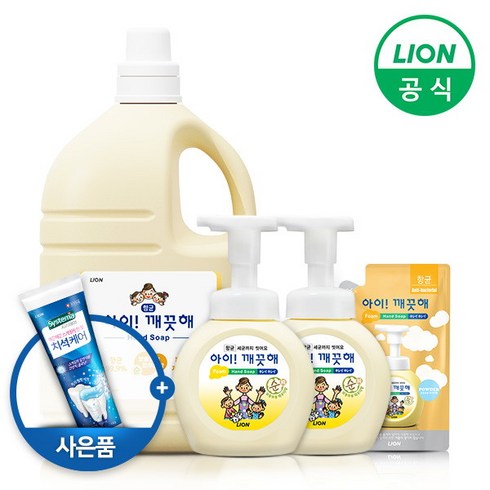 아이깨끗해대용량 - [라이온코리아] 아이깨끗해 핸드워시 대용량 순 4.5L x 1개