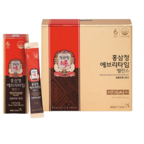 [정관장]홍삼정 에브리타임 밸런스 30포/4+1박스 총5박스, 300ml, 5개