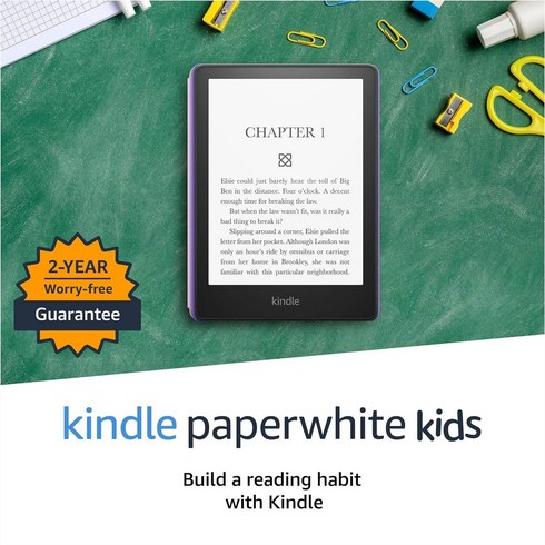 킨들페이퍼화이트 - 킨들 페이퍼화이트 키즈 영어공부 테블릿 이북리더기 Kindle Paperwhite Kids 16GB, 로봇 꿈, 16 GB