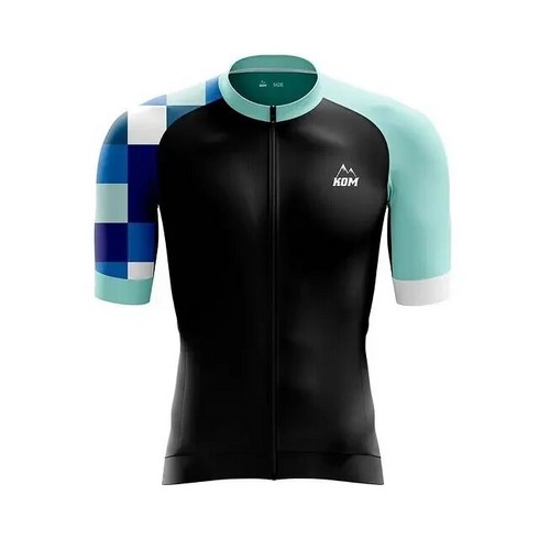 kom-01 - Kom 남성용 반팔 저지 컴포트 컬렉션 블랙 젤 패드 턱받이 반바지 Maillot Ciclismo Pro 팀 2021 여름 싸이클 자전거 바지 팬츠