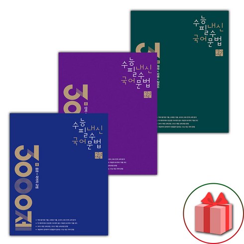 상상n제 - 선물+2024년 상상내공 수능 내신 필수 국어 문법 3000제 1~3 세트 - 전3권, 국어영역, 고등학생