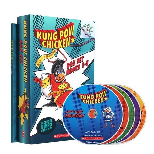 Kung Pow Chicken (Book+CD) 5종 박스 세트 : StoryPlus QR코드 (A Branches Book), Scholastic