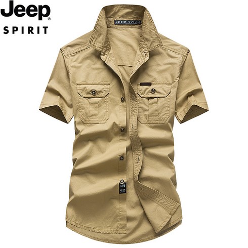 JEEP 남성 24 SUMMER COOL SORONA 반팔 티셔츠 4종 - JEEP SPIRIT 지프 남성용 순면 캐주얼 가고 반팔 셔츠 21249+사은품