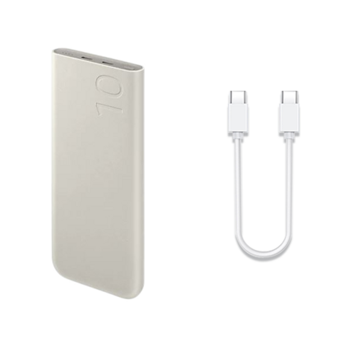 삼성보조배터리10000 - 초고속 충전 보조배터리 25W PD C타입 10000mAh 대용량 2포트, EB-P3400XUKGKR, +스토리링크 CtoC 케이블