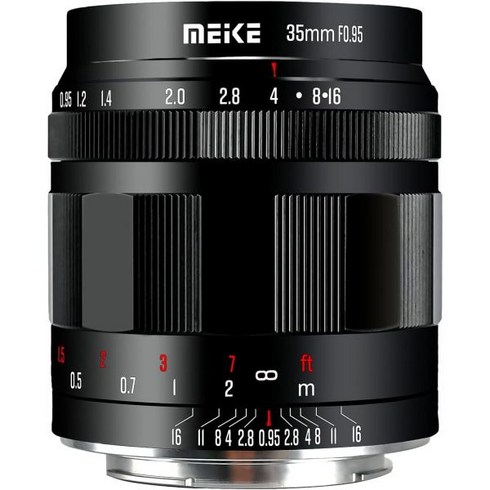 Meike 35mm f0.95 소니 E 마운트 미러리스 카메라와 호환되 대형 조리개 수동 초점 렌즈 A6400 A5000 A5100 A6000 A6100 A6300 A6500 A6