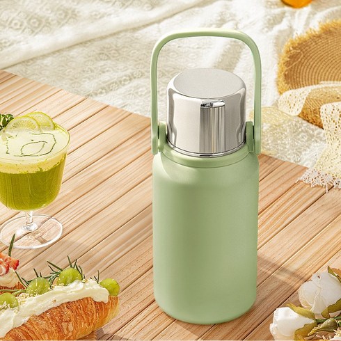 마카롱 보온병 800ml 316 스텐, 연그린 800ml, 1개