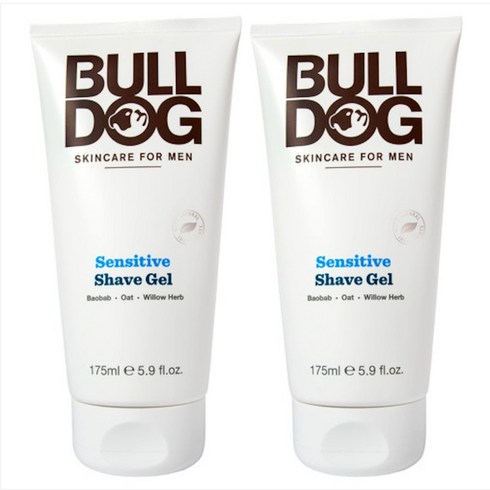 불독스킨케어 센시티브 쉐이브 젤 175ml 2팩 Bulldog Sensitive Shave Gel, 2개