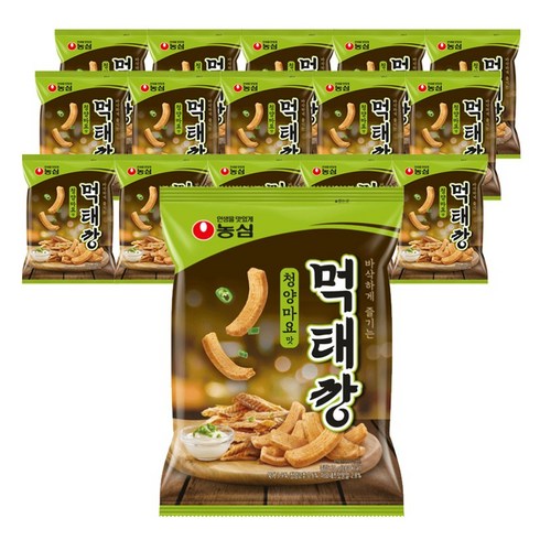 농심 먹태깡 청양마요맛, 16개, 60g
