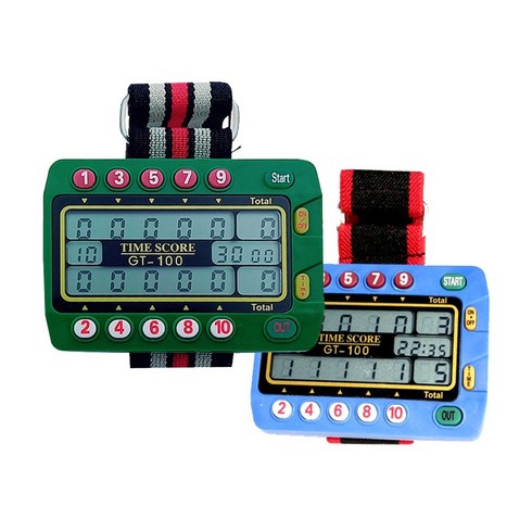 한결 게이트볼 경기용 전자득점기 GT-100 손목시계형, 득점기 GT-100 (블루)