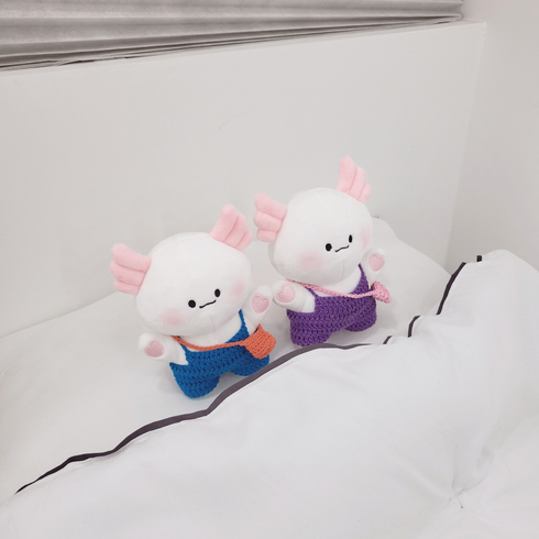 우파루파 인형 옷 입히기 멜빵 핸드백 세트 모음, 초록색