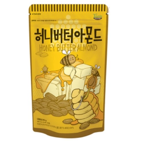 HBAF 허니버터 아몬드 250g, 1개