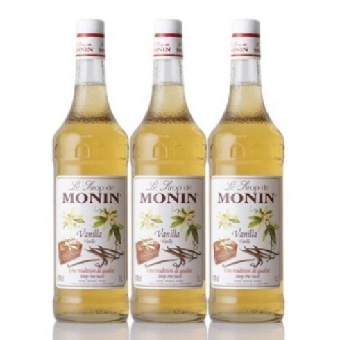 모닌 바닐라 시럽 1000ml, 1L, 3개