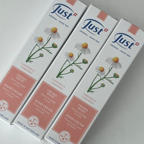[백화점정품] 스위스 유스트 카모마일 핸드크림 발림성좋은 고보습 비누향 끈적임없는 향이 좋은 파우더향 직장 회사 직원 선물용, 100ml, 100ml