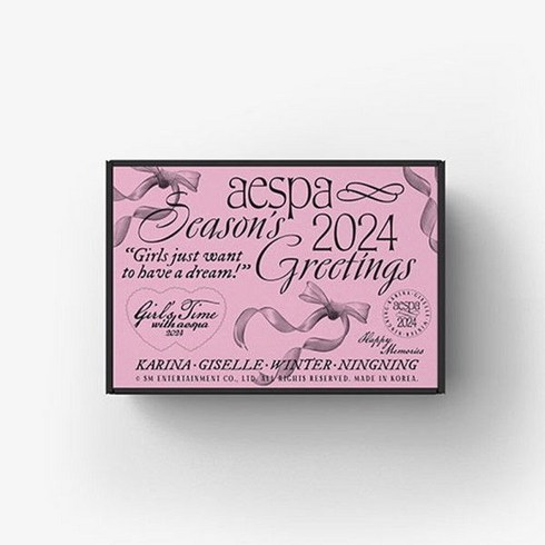 개봉앨범 포토카드 없음 I 에스파 (aespa) - 2024 SEASONS GREETINGS 시즌 그리팅