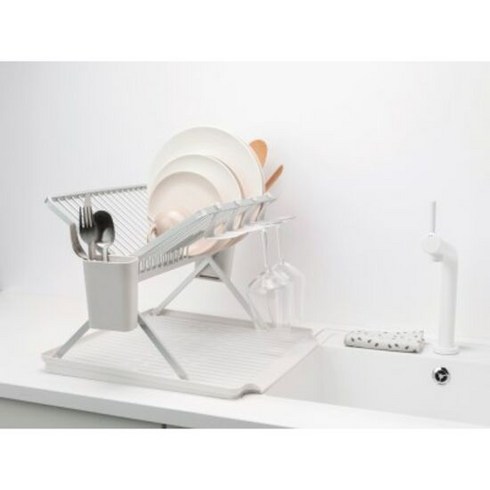 동산홈라이프 [브라반티아] 폴더블 식기건조대 (대) 라이트그...