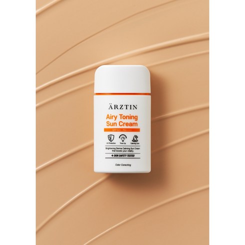 [에르쯔틴] NEW 에어리 토닝 선크림 SPF50+ PA++++, 120ml