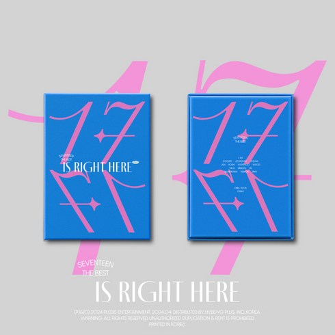 세븐틴 / 17 IS RIGHT HERE: SEVENTEEN BEST ALBUM (DEAR Ver)(버전랜덤/PLD0381)(예약)4/30발송예정