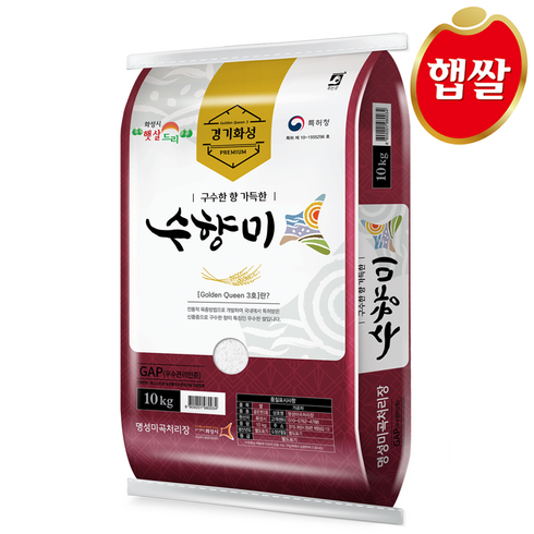 수향미10kg - 명성쌀 수향미(골든퀸3호), 1개, 10kg