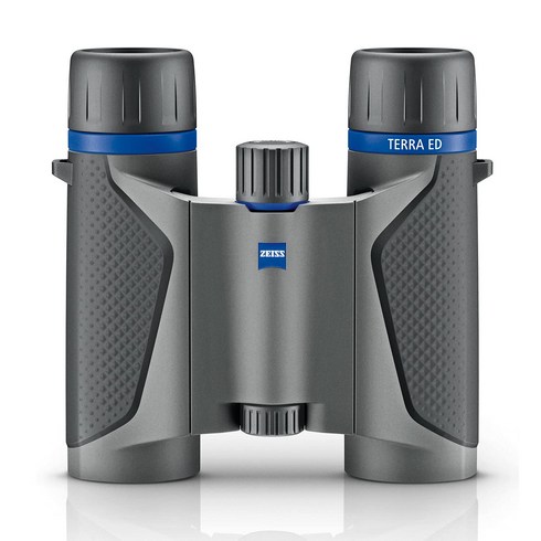 ZEISS 쌍안경 Terra ED Pocket 8x25 다해 프리즘식 8배 25구경 ED 렌즈 터프&컴팩트 완전 방수 Gray 653931 그레이