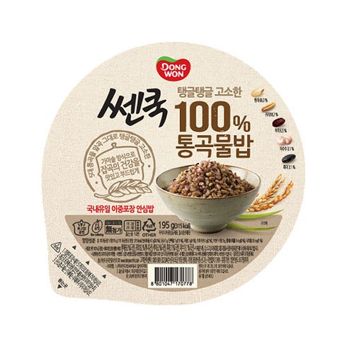 동원 쎈쿡 100% 통곡물밥 195g x 36개