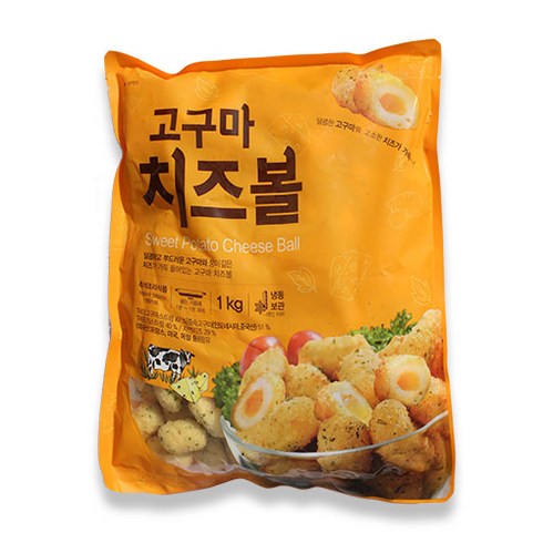 푸드드림 이지푸드 고구마 치즈볼 1kg, 1개