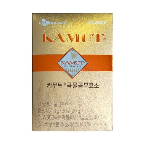 CJ웰케어 바이오코어 카무트 곡물콤부효소 1박스/1개월분, 90g, 1개