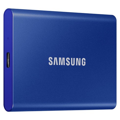삼성전자 외장SSD T7 외장하드 USB3.2 Gen.2 Type-C 공식인증 (정품), 인디고블루, 500GB