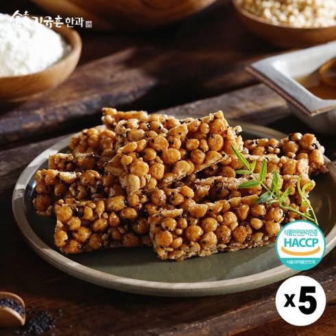 한과 명인 김규흔 오란다 - 신궁전통한과 김규흔 한과 추억의 쌀 오란다 60개입 (12개입 X 5박스), 1.08kg, 1