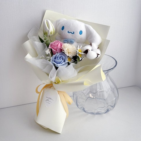 어나더플레르 비누꽃 인형꽃다발, 시나모롤, 1개