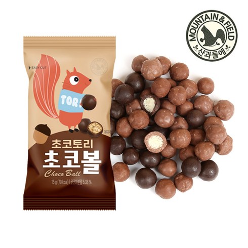 초콜릿이너무비싸요! - 산과들에 초코토리 초콜릿 초코볼, 15g, 30개