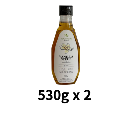 몽크슈바닐라시럽 - 몽크슈 바닐라시럽 WITH 알룰로스, 1.06kg, 2개