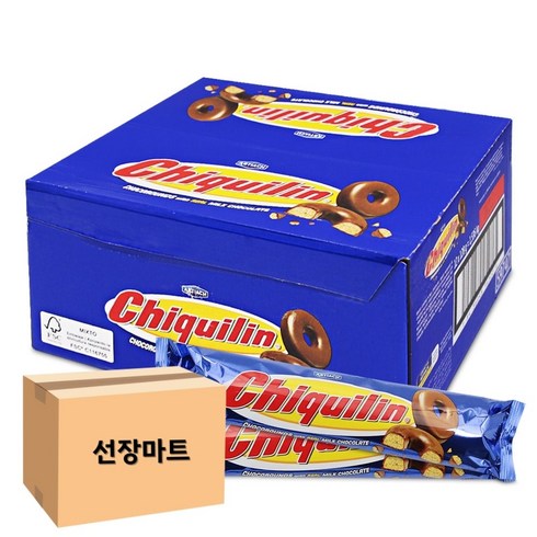 Szmart 마켓 미니 도넛모양 초코과자 chiquilin 12개 부모님 회의 산행 간식