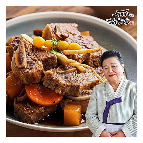 소갈비찜 500g x 7팩 - [정성곳간] 국내산 소갈비찜 500gx7팩, 상세 설명 참조