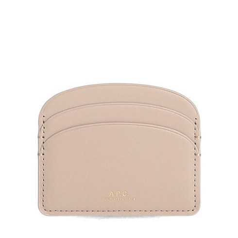 A.P.C.(아페쎄) [아페쎄] 하프문 로고 PXAWV F63270 LAL 가죽 카드지갑