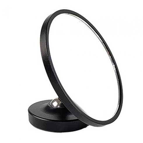 카페 주방 바용 커피 유량 관찰 반사 거울 휴대용, 검은색, 61mmx40mm, 금속
