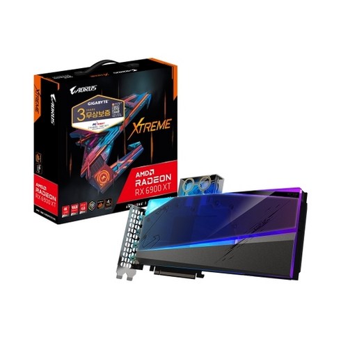 GIGABYTE AORUS RX 6900 XT Xtreme 워터블럭 D6 16GB