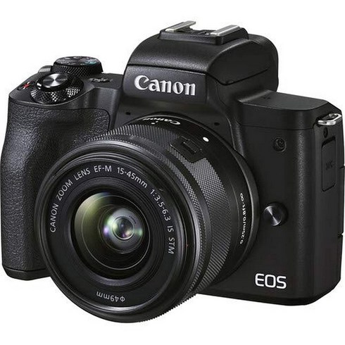 캐논미러리스카메라 - 캐논 렌즈 KIT 미러리스 카메라 블랙, EOS M50 MARK II