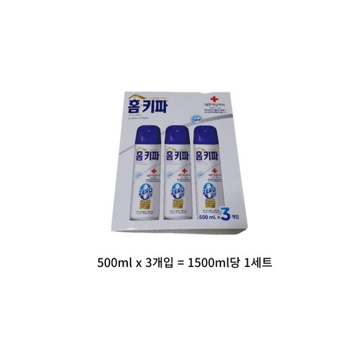 홈키파 대한적십자사 제로 에어졸 3p, 2세트, 3000ml