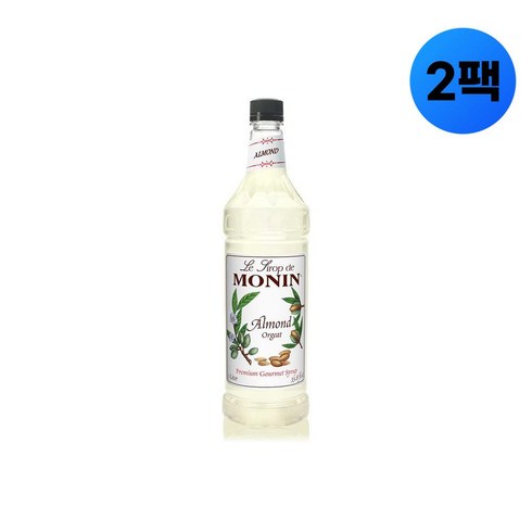 모닌 아몬드 오르자 오르쟈 시럽 1L x 2, 2개