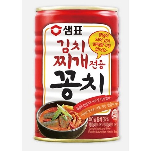 샘표 김치찌개 꽁치 400g X 6개