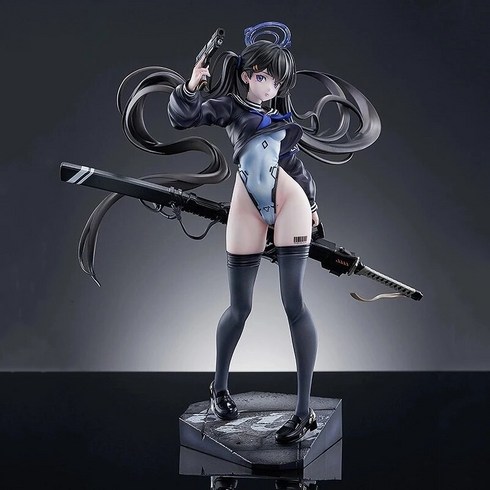 솔라레인 블루 피규어 키덜트 주식 정품 장난감 색상 파란색 세일러 슈트 PVC 애니메이션 액션 모델 인형 생일 선물 1/7 26cm, [01] Blue