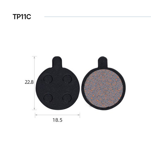 킥보드브레이크패드 - 킥보드 자전거 브레이크 패드, TP11C, 1세트, 단일