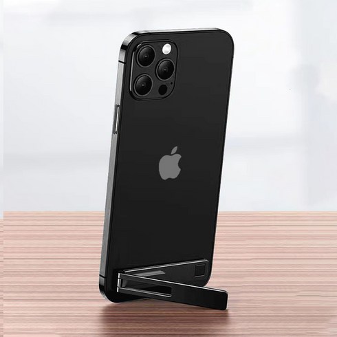 2023년 가성비 최고 킥스탠드 - [JS라이프] 슬림스키니 킥스탠드 접이식 핸드폰 거치대 세트, 블랙, 2개