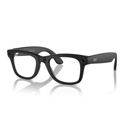 Ray-Ban Meta - Headliner (Standard) Smart Glasses - Shiny Caramel Transparent Teal Blue, Wayfarer, Transitions, 1개