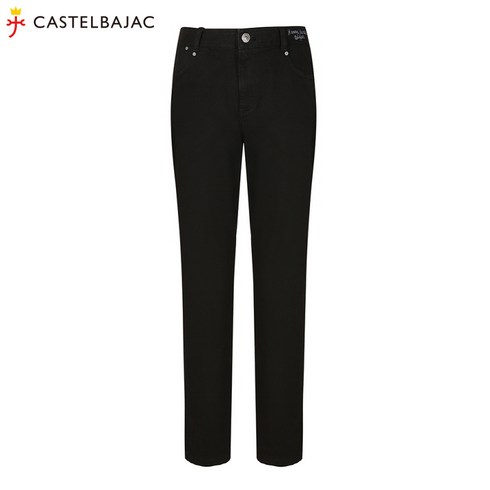 2023년 가성비 최고 까스텔바작 - [까스텔바작] (남성)스트레치 자수 슬림 팬츠_BG0WPT303_BK