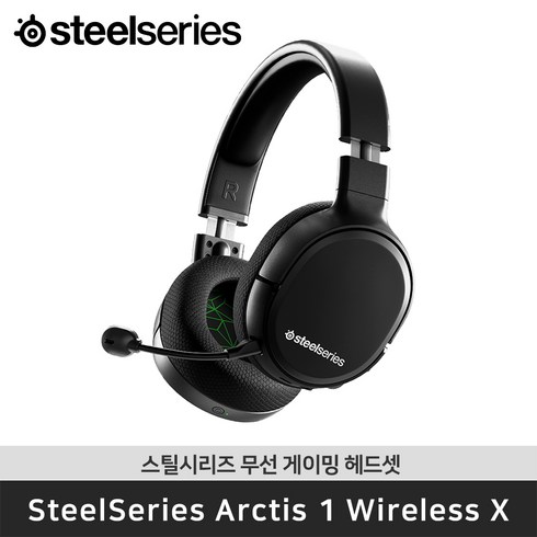 스틸시리즈 Arctis 1 Wireless X 무선 게이밍 헤드셋 (Xbox PC PS4/PS5 스위치 호환), 61502_Arctis 1 Wireless X